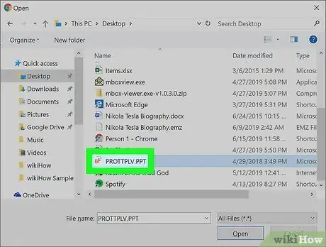 Atidarykite PPT failą kompiuteryje arba „Mac“9 veiksmas