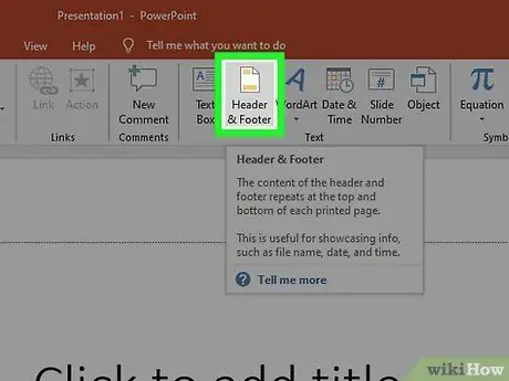 Add a Header in Powerpoint Step 15