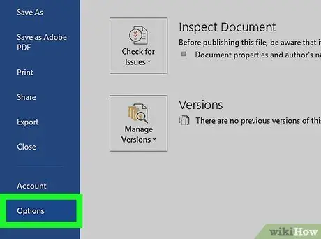 Insertar una casilla de verificación en Word Paso 2