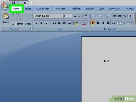 Réorganiser les pages dans Word Étape 2