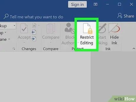 Buang Status 'Baca Sahaja' pada Dokumen MS Word Langkah 7