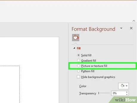 Spreminjanje ozadja na diapozitivih PowerPoint 5. korak