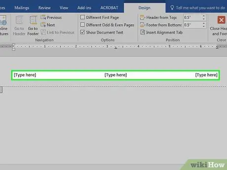 Fügen Sie eine Kopfzeile in Microsoft Word hinzu Schritt 6