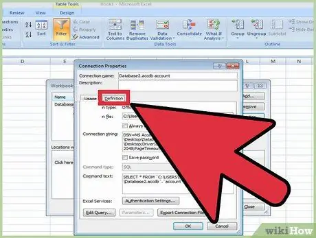 በ Microsoft Excel ደረጃ 11 ውስጥ የ SQL መጠይቅ ያስገቡ