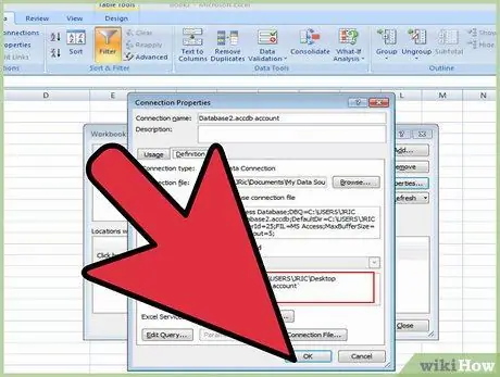 Ugradite SQL upit u Microsoft Excel Korak 12