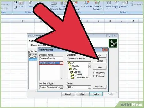 قرار دادن یک پرس و جو SQL در Microsoft Excel مرحله 5