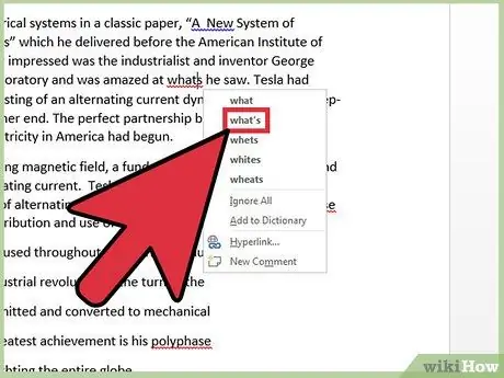 Controleer de interpunctie in Microsoft Word Stap 3