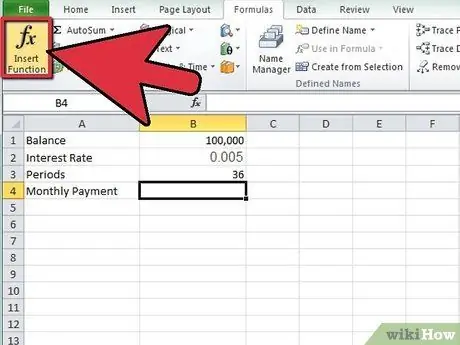 Excel -де ай сайынғы төлемді есептеңіз 6 -қадам