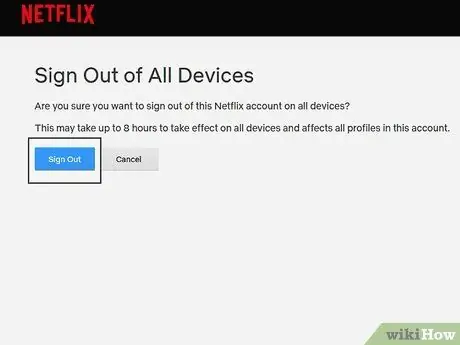 Een Netflix-account wijzigen op Wii Stap 15