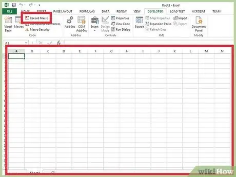 Microsoft Excel Adım 7'de Basit Bir Makro Yazın