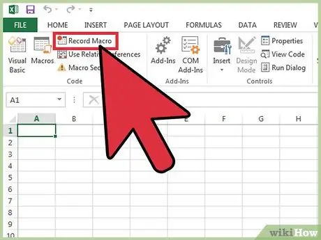 Microsoft Excel Adım 9'da Basit Bir Makro Yazın