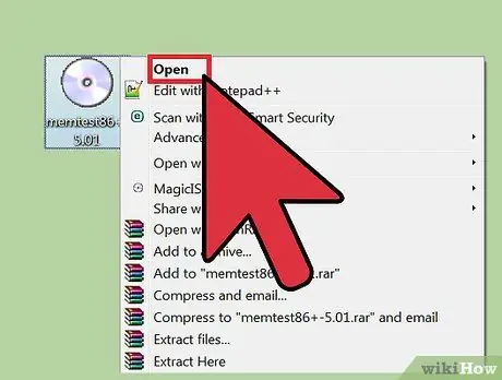 Otestujte počítačovú pamäť RAM pomocou MemTest86, krok 3