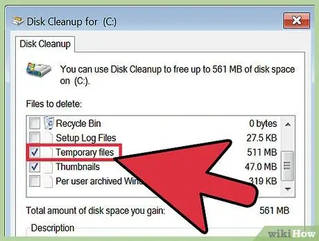 Brisanje privremenih datoteka i brisanje unaprijed preuzetih datoteka s računara Korak 3