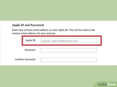 Αποκτήστε ένα Apple ID Βήμα 2