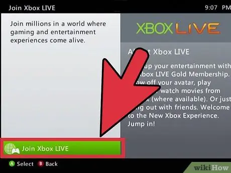 Povežite Xbox 360 Live Step 8