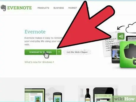 Instalirajte i koristite Evernote Korak 1