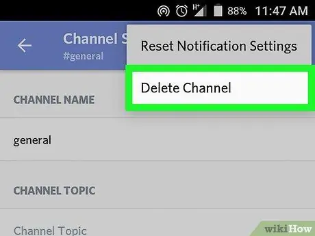 Leave a Discord Channel on Android Step 15