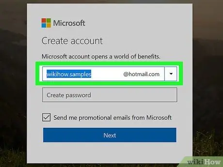 Create a Hotmail Account Step 3