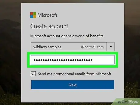 قم بإنشاء حساب Hotmail الخطوة 4