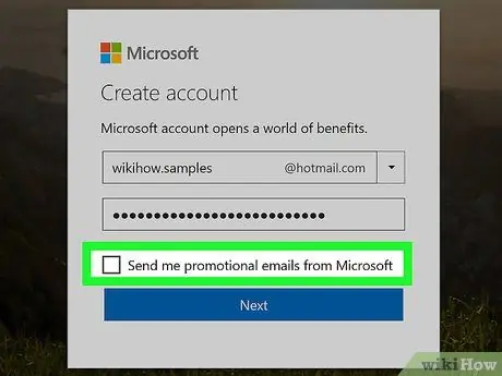 Create a Hotmail Account Step 5