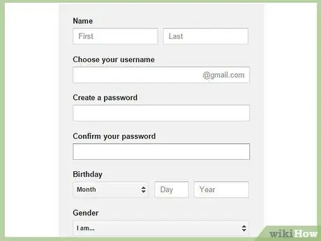 Configurer un compte Gmail Étape 3