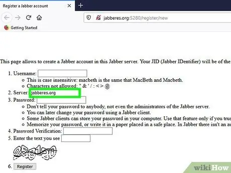 Lumikha ng isang Jabber Account Hakbang 3