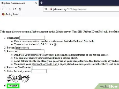 შექმენით Jabber ანგარიში ნაბიჯი 6