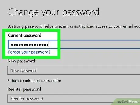 Change a Hotmail Account Password Step 2