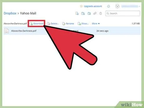 Koristite Dropbox s Yahoo! Pošta 12. korak