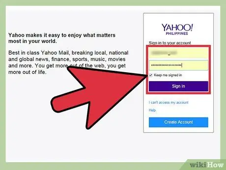 Utilisez Dropbox avec Yahoo! Courrier Étape 2