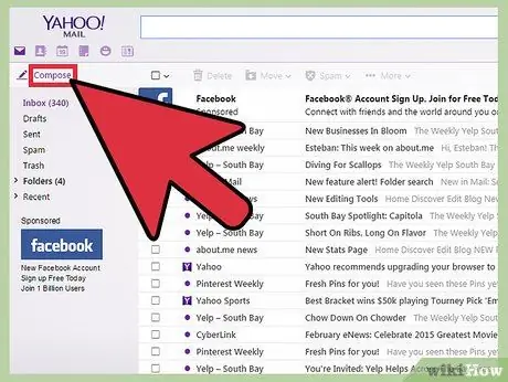 Dropboxi kasutamine koos Yahoo! Mail 3. samm