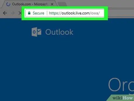 Outlook E -poçt Hesabı yaradın Adım 1