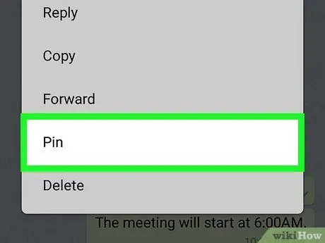 Pin Telegram Messages on Android Step 4