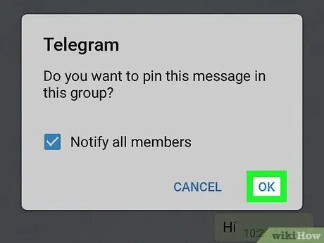 Blocca i messaggi di Telegram su Android Passaggio 6