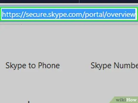 Promjena lozinke za Skype Korak 1