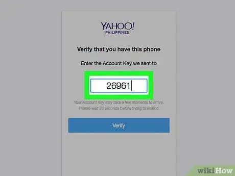 Stel 'n Yahoo! Posrekening Stap 8