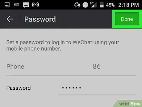 Accedi a WeChat su Android Passaggio 15