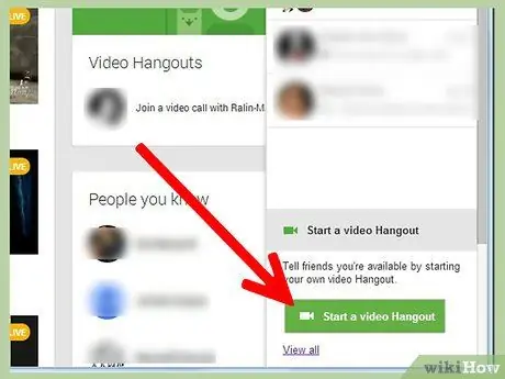 Korzystanie z Hangoutów Google+ Krok 4