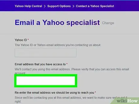 Kontaktirajte Yahoo korak 3