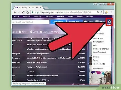 Yhdistä Yahoo Mail Facebookiin Vaihe 3