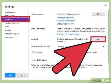 Lägg till ett extra e -postmeddelande på ditt Yahoo -konto Steg 4