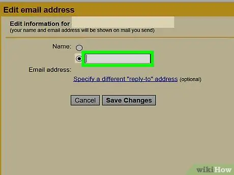 قم بتغيير اسمك على Gmail الخطوة 7