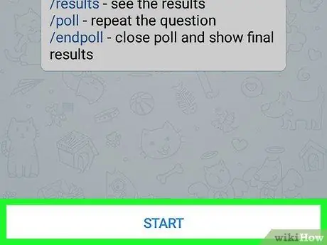 Create Poll on Telegram on Android Step 5