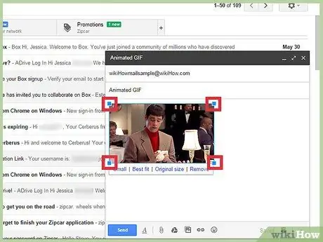 Добавление анимированного в электронное письмо Gmail Шаг 7