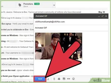 Aggiungi una animata a un'e-mail di Gmail Passaggio 8