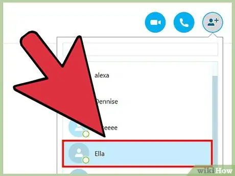 Chamada de 3 vias no Skype, etapa 6