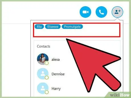 Panggilan 3 Jalan di Skype Langkah 7