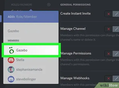 Aggiungi un Bot a un canale Discord su un PC o Mac Passaggio 9