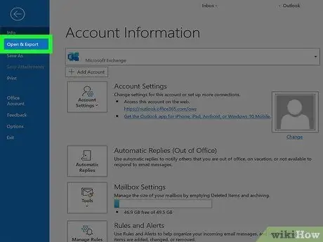 Baixeu correus electrònics des de Microsoft Outlook Pas 11