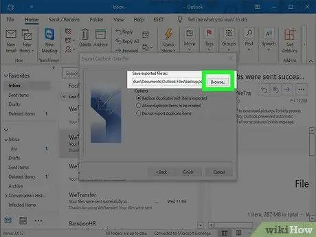 Descargar correos electrónicos de Microsoft Outlook Paso 16